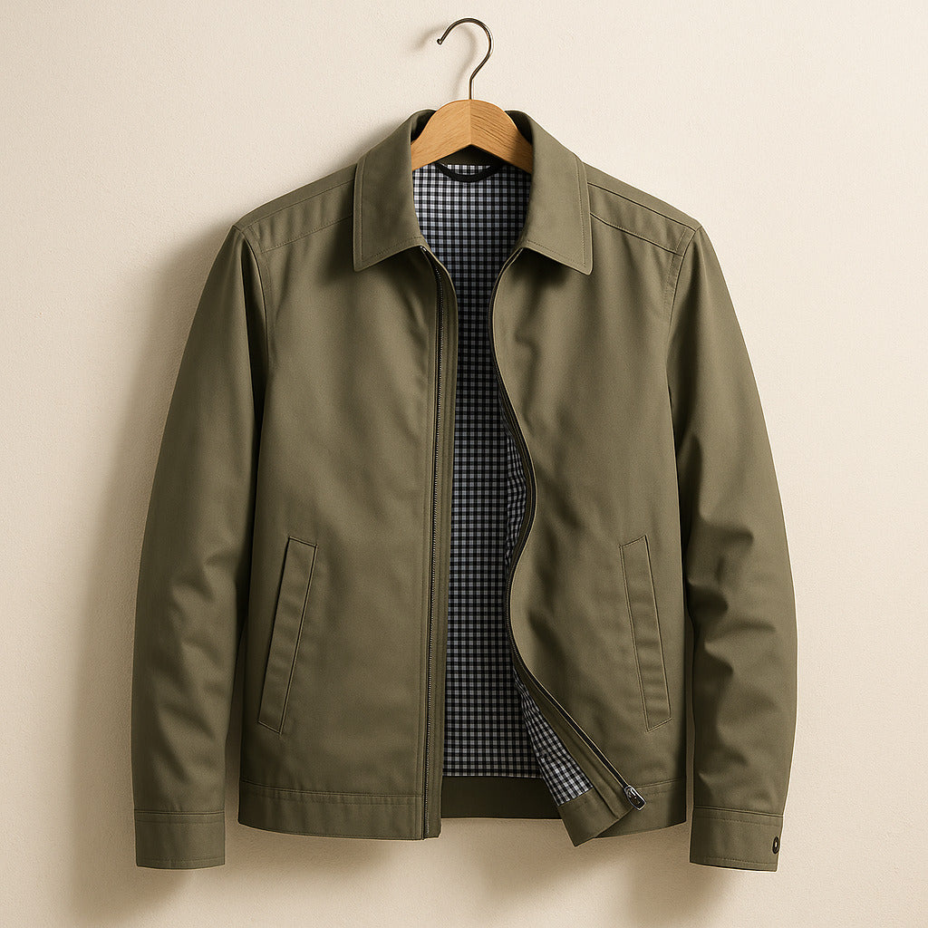 Sterling Row | Lined Classic Jacket for Men Modern Lightweight Layer