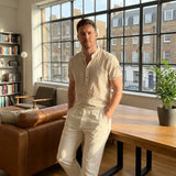 Sterling Row | Summer Shirt and Trousers Set for Men Relaxed Summer Style