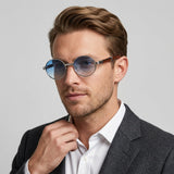 Sterling Row | Men’s Round Metal Sunglasses