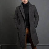 Sterling Row | Tailored Wool Overcoat for Men Timeless Winter Elegance