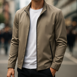 Sterling Row | Water Resistant Zip Jacket for Men Modern Everyday Layer