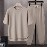 Sterling Row | Men’s Cotton Travel Lounge Set