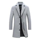 Sterling Row | Tailored Wool Overcoat for Men Timeless Winter Elegance