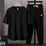 Sterling Row | Men’s Cotton Travel Lounge Set