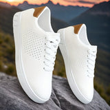 Sterling Row | Men’s Perforated Leather Sneakers