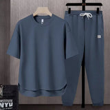 Sterling Row | Men’s Cotton Travel Lounge Set