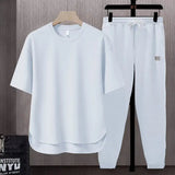 Sterling Row | Men’s Cotton Travel Lounge Set