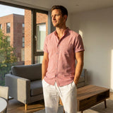 Sterling Row | Summer Shirt and Trousers Set for Men Smart Casual Comfort
