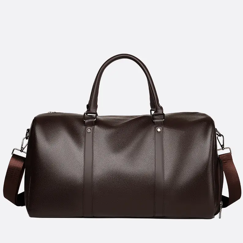 Sterling Row | Men’s Leather Weekender Duffel Bag