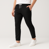 Sterling Row | Tapered Cotton Linen Trousers