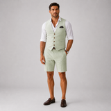 Sterling Row | Men’s Linen Waistcoat Summer Set