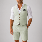 Sterling Row | Men’s Linen Waistcoat Summer Set