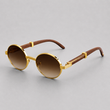 Sterling Row | Men’s Round Metal Sunglasses