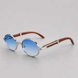 Sterling Row | Men’s Round Metal Sunglasses