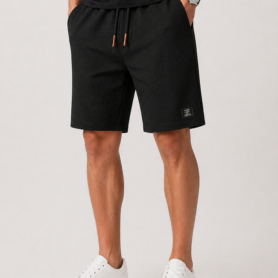 Sterling Row | Men’s Textured Drawstring Shorts