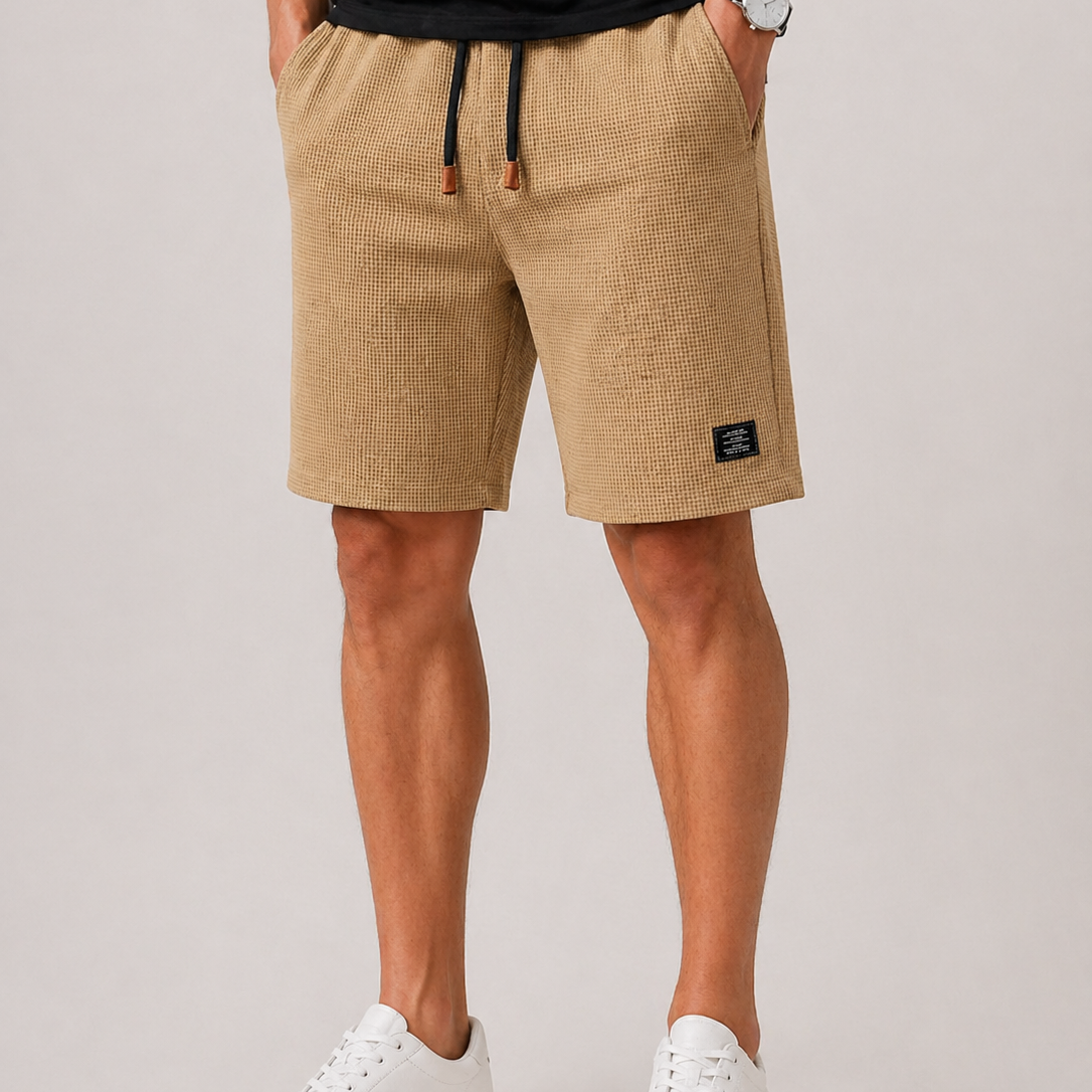 Sterling Row | Men’s Textured Drawstring Shorts