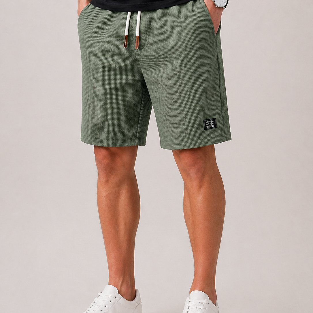 Sterling Row | Men’s Textured Drawstring Shorts
