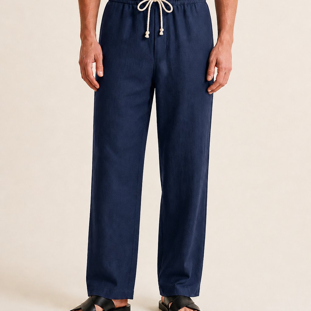 Sterling Row | Linen Drawstring Trousers