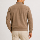 Sterling Row | Suede Bomber Jacket for Men Modern Smart Casual Style