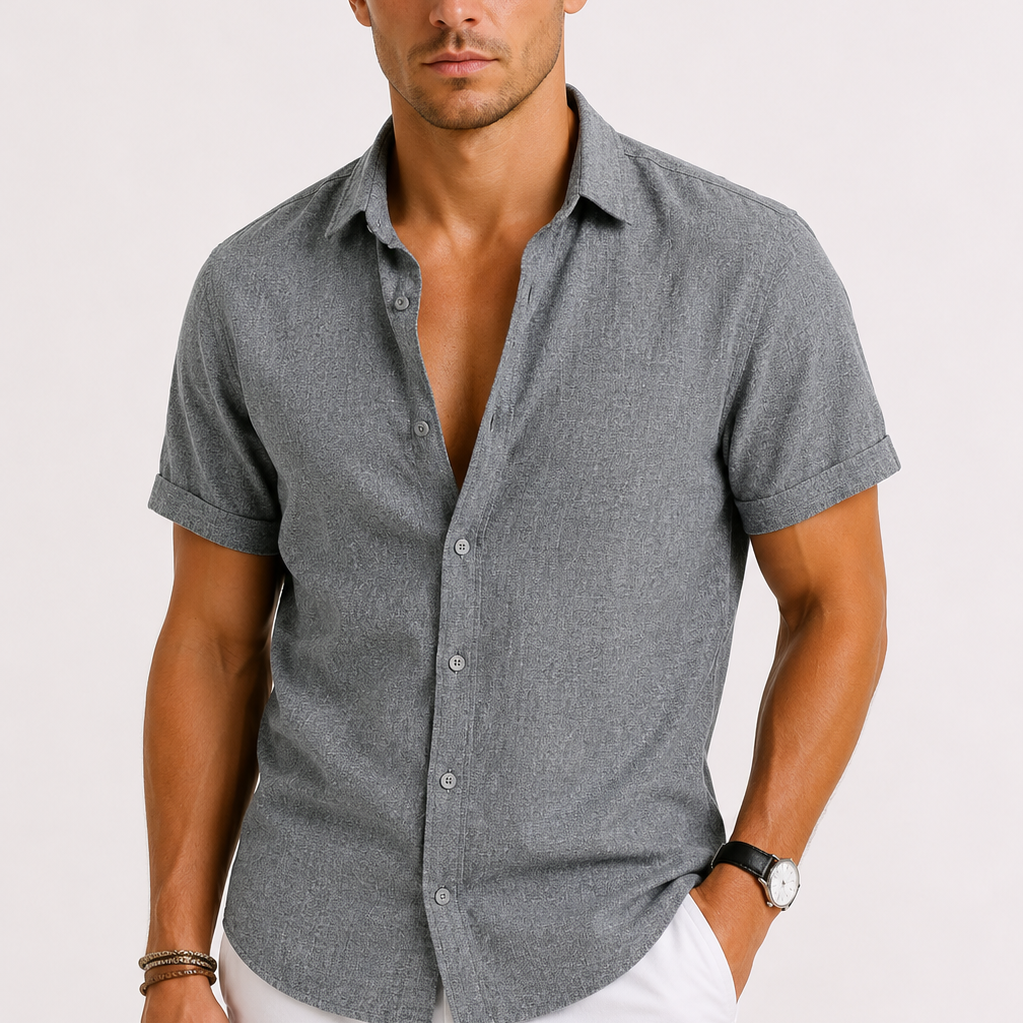 Sterling Row | Linen Shirt for Men Smart Casual Comfort