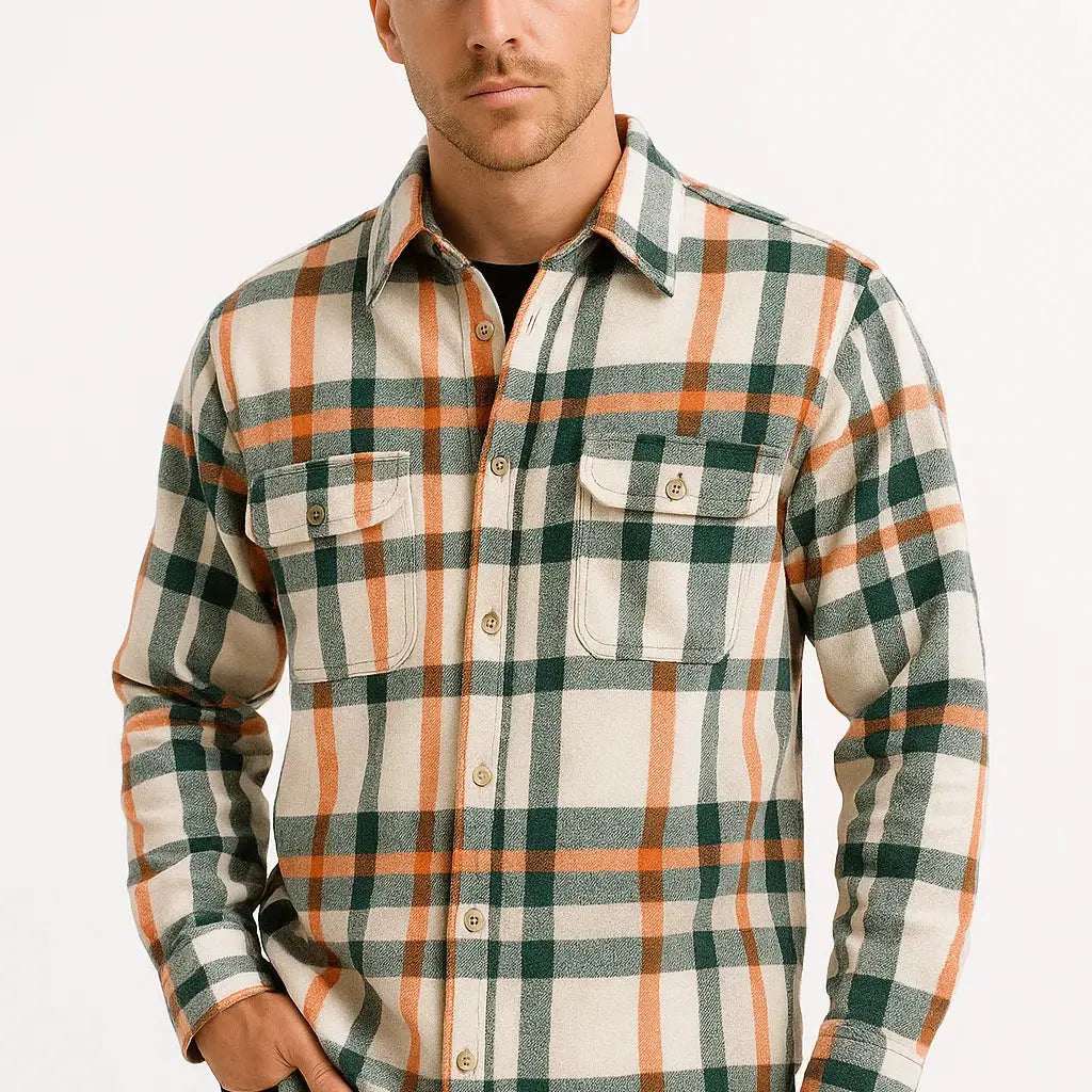 Sterling Row | Men’s Check Overshirt Jacket