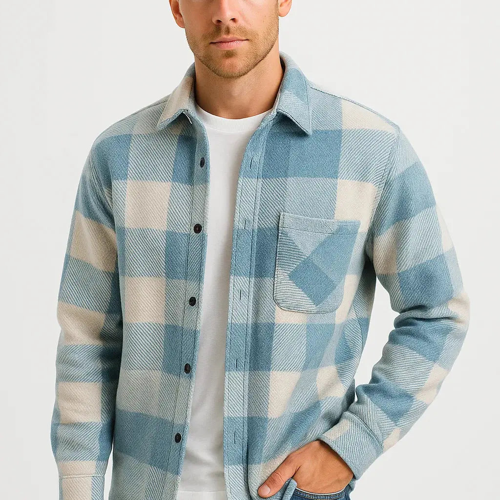 Sterling Row | Men’s Check Overshirt Jacket