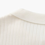 Sterling Row | Men’s Ribbed Knit Polo Shirt Short Sleeve Quiet Luxury