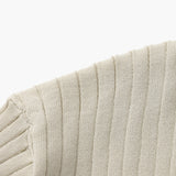 Sterling Row | Men’s Ribbed Knit Polo Shirt Short Sleeve Quiet Luxury