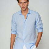Sterling Row | Classic Linen Button Shirt for Men