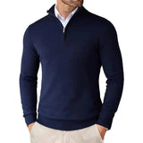 Sterling Row | Men’s Premium Half Zip Sweater Smart Casual Knit