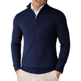 Sterling Row | Men’s Premium Half Zip Sweater Smart Casual Knit