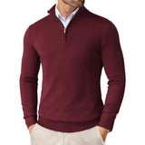 Sterling Row | Men’s Premium Half Zip Sweater Smart Casual Knit