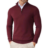 Sterling Row | Men’s Premium Half Zip Sweater Smart Casual Knit