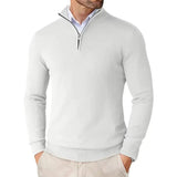 Sterling Row | Men’s Premium Half Zip Sweater Smart Casual Knit