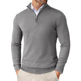 Sterling Row | Men’s Premium Half Zip Sweater Smart Casual Knit
