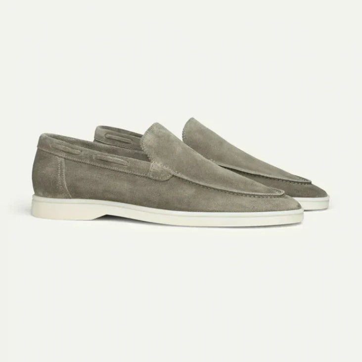 Sterling Row | Suede Slip On Loafers for Men Timeless Casual Elegance