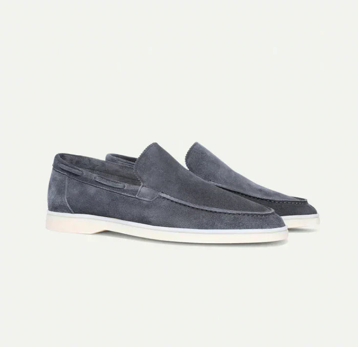Sterling Row | Suede Slip On Loafers for Men Timeless Casual Elegance