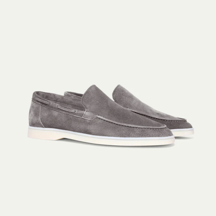 Sterling Row | Suede Slip On Loafers for Men Timeless Casual Elegance