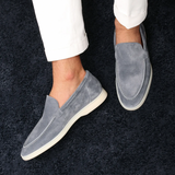 Sterling Row | Suede Slip On Loafers for Men Timeless Casual Elegance