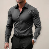 Sterling Row | Men’s Tailored Long Sleeve Smart Casual Shirt