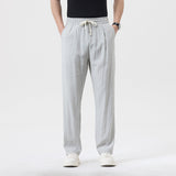 Herren lässige Leinen-Loungehose im Zen-Stil