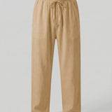 Herren lässige Leinen-Loungehose im Zen-Stil