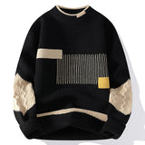 Patchwork Knitted Pullover