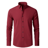 Sterling Row | Men’s Stretch Wrinkle Resistant Dress Shirt Slim Fit