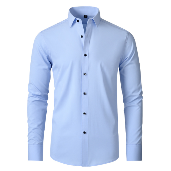 Sterling Row | Men’s Stretch Wrinkle Resistant Dress Shirt Slim Fit