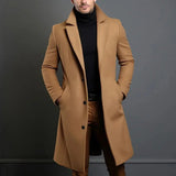 Sterling Row | Tailored Wool Overcoat for Men Timeless Winter Elegance