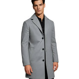 Sterling Row | Tailored Wool Overcoat for Men Timeless Winter Elegance