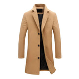 Sterling Row | Tailored Wool Overcoat for Men Timeless Winter Elegance