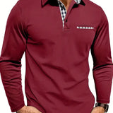 Sterling Row | Long Sleeve Summer Polo Shirt for Men Smart Casual Comfort
