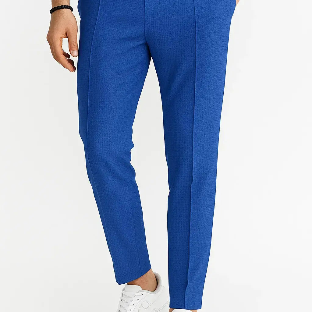 Sterling Row | Textured Tailored Trousers
